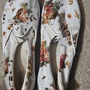 Charlotte Russe Floral Slip-On Women's Shoes Size 10